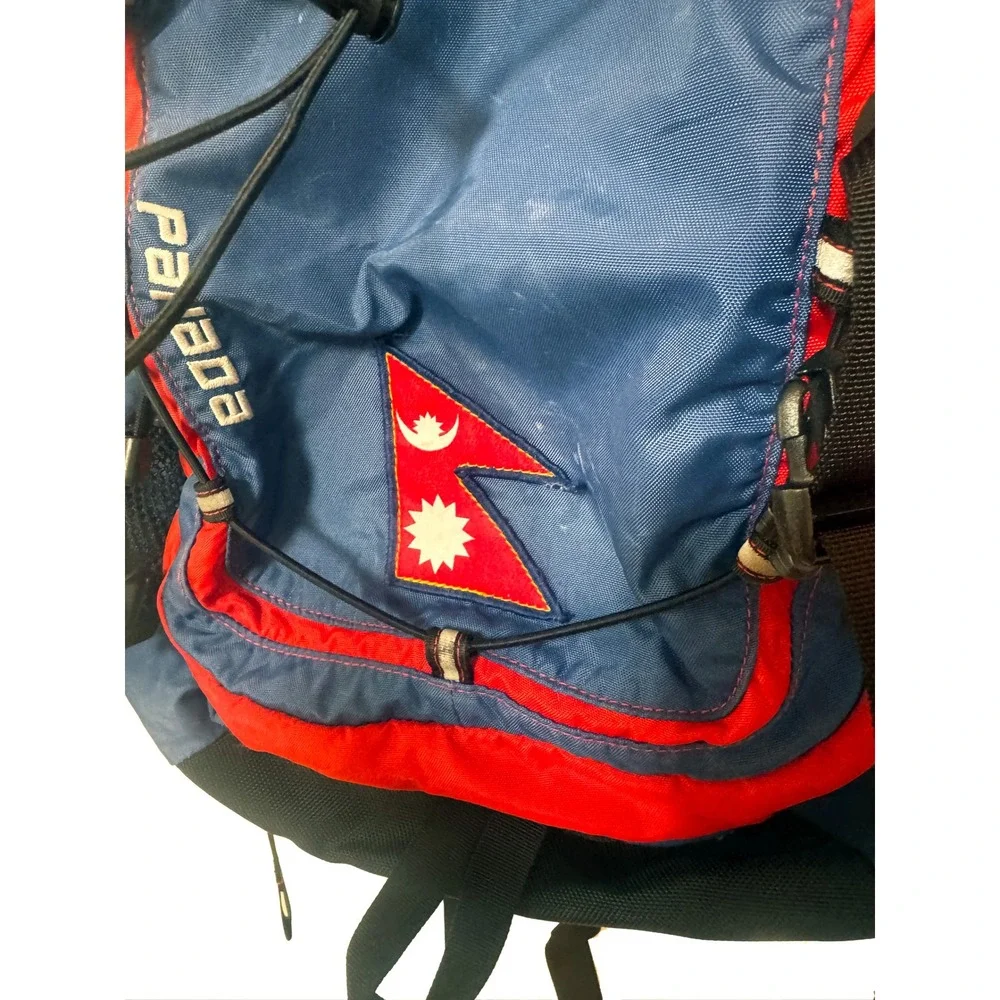 North Face Pahada Backpack Nepal Flag Outdoor Travel Hiking Climbing 1830cu in